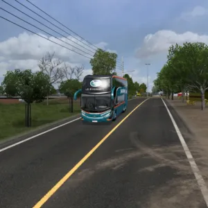 Marcopolo G8 6x2 1800 Volvo Euro 6/1.59 ETS2 - Grupo Design 3D ets2 20250613 203539 00 - Grupo Design 3D