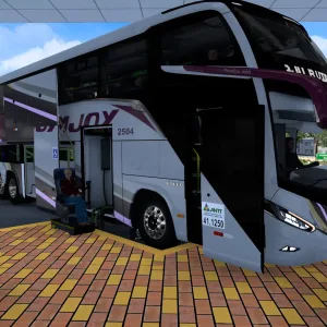 Marcopolo G8 1600 LD 6X2 Mercedes Benz /1.59 ETS2 - Grupo Design 3D Marcopolo G8 1600 LD 6x2 9 - Grupo Design 3D
